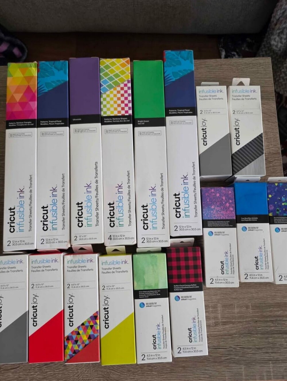 Lot Of Infusable Ink Sheets & Mugs For Heat Sublimation